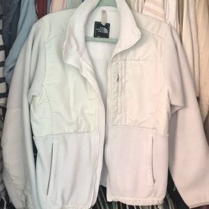 North face light jacket, white, size medium